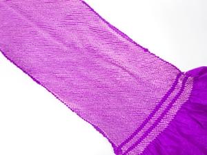 正絹　振袖用　絞り　帯揚げ